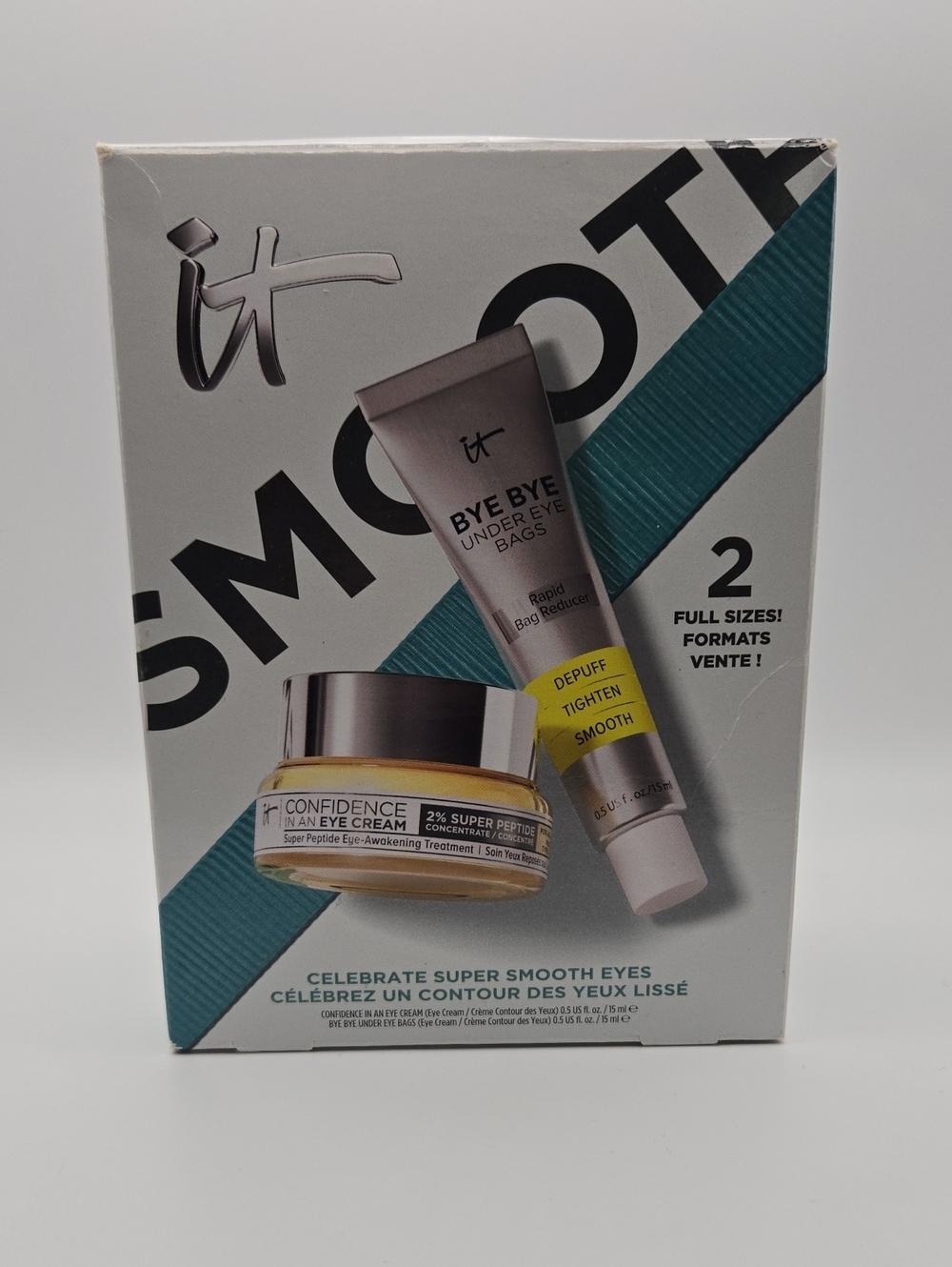 Its cosmetics Celebrate Super Smooth Eyes Skincare Full Size new in box